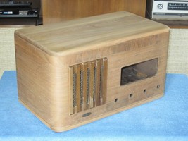 Sanded Cabinet &amp; Speaker For Wells Gardner 6A43 Am &amp; Shortwave Tube Radio - £31.59 GBP