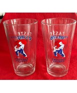 Victory Brewing Co Pint Beer Glasses Proudly Poured 6&quot; Tall - $187.07 MXN