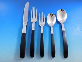 Contrast by Lunt Sterling Silver Flatware Set Service Mid Century Modern 62 pcs - £4,306.74 GBP