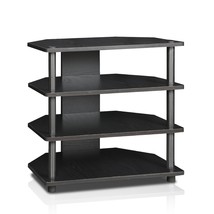 Furinno Turn-N-Tube Easy Assembly 4-Tier Petite Entertainment Center / T... - £50.03 GBP