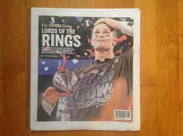 Tom Brady Lord Of Rings Boston Globe Collector&#39;s Edition - $11.62