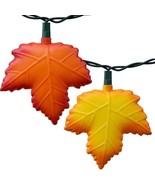 Autumn leaf Sting lights - Thanksgiving party lights - Red &amp; Gold Maple ... - £46.66 GBP