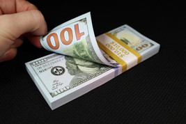 10K Full Print Prop Movie Money 10,000$ Prop Money Real Looking New Style Copy $ - £8.95 GBP