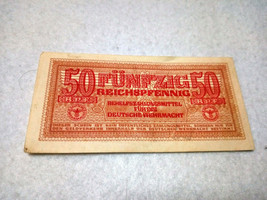 GERMANY 50 REICHSPFENNIG 1942 Rpf banknote - $29.47