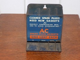 Vintage AC Spark Plug Gasket Metal Store Counter Display - $297.00