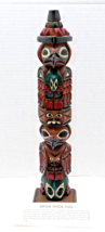 13&quot; Northwest Coast Raven Totem Nuu-chah-Nulth First Nations John T. Wil... - $499.99