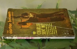 Carter Brown-Robert McGinnis CHARLIE SENT ME 1971 Signet Vintage Paperback - $5.00