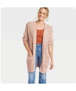 Knox Rose Women&#39;s Size Medium Taupe Open Front Cardigan New With Tags - $24.60 CAD