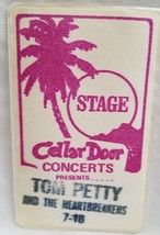 TOM PETTY - VINTAGE ORIGINAL 7 / 18 / 1980 CLOTH CONCERT TOUR BACKSTAGE ... - £15.74 GBP