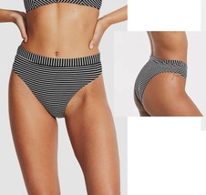 Hurley Mod High Waist Reversible Bikini Bottoms Size Medium NWT - £10.95 GBP