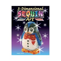 KSG Arts and Crafts 3D Sequin Art 0503 Penguin 3D Polystyrene Model Kit  - $43.00