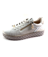 Renato Garini by Exe 2067-41 Beige/ Gold Low Wedge Fashion Sneaker - $99.00