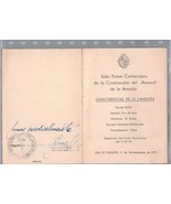 Uruguay 1974 Naval Arsenal Official Folder - Autographed by Captain of S... - £18.78 GBP