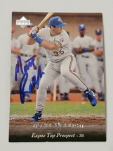 Matt Raleigh Montreal Expos 1995 Upper Deck Autograph Rookie Card #210 R... - £4.05 GBP