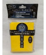 (1) (50) Pack Max Protection Yellow Standard Size Alpha Sleeves #7050L FY - $16.29 CAD