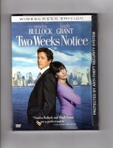 Two Weeks Notice Dvd 2003 Widescreen Edition Sandra Bullock Hugh Grant Sealed - £3.57 GBP