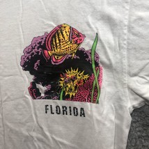 VTG Florida t shirt white fish size medium - $9.60