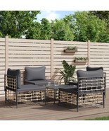  Garden Lounge Set Set of 5 Anthracite - $15,156.92 MXN