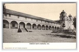 Santa Barbara Mission Coridor Arches Santa Barbara CA UNP UDB Postcard U19 - £2.76 GBP