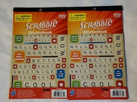 New 2 Scrabble Stickerbook Eureka 609693 (USA SHIPS FREE) - £7.10 GBP
