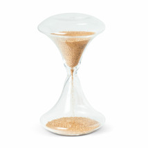  Bey Berk Mona Electroplated Bead Sand Timer Hourglass Gold Handblown Glass - £26.33 GBP
