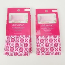 (Lot of 2) Xhilaration Pink/Red Microfiber Pillowcases Standard 20&quot; x 26... - £9.37 GBP