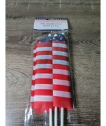 PATRIOTIC AMERICAN FLAG ~ Red White Blue Stars JULY 4TH MEMORIAL. 3 Pack - $223.86 MXN