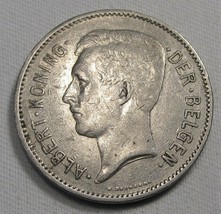 1933 Belgium 5 Francs XF Details Coin AE500 - £22.32 GBP