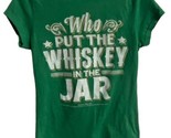 Dublinger Irish Whiskey T Shirt Womens Size S  Who Put the Whiskey In th... - £6.68 GBP