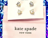 Kate Spade Rise &amp; Shine Stud Earrings - Set of 2 New With Tags &amp; bag MSR... - £27.68 GBP