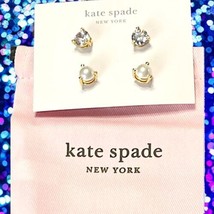 Kate Spade Rise &amp; Shine Stud Earrings - Set of 2 New With Tags &amp; bag MSR... - £27.75 GBP