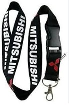 Mitsubishi Lanyard Keychain ID Badge Holder Quick Release Buckle - £6.24 GBP