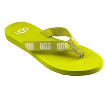 UGG Shoes Thong Slides Sandals Green Flip Flops Women&#39;s Size 7M - $22.49