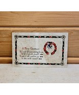 Antique Postcard 1923 A Merry Christmas Embossed Posted 5.5 x 3.5 - $500.79 MXN