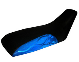 Fits Honda TRX500 Rubicon Seat Cover 2001 To 2004 Blue &amp; Black Ghost Fla... - $31.95