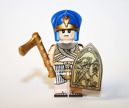 Building Block Egyptian Pharaoh deluxe Minifigure US Toy Minifigure Custom - £5.51 GBP