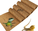 Reptile Carpet, Bearded Dragon Natural Coconut Fiber Mat, 4 Pieces Lizar... - £21.46 GBP