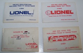 Lionel Fundimensions MPC era track pins envelope/packet 4 different Seal... - £7.47 GBP