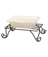 TRAY RISER - Wrought Iron Table Counter Top Dish Serving Rack USA Amish ... - £23.58 GBP