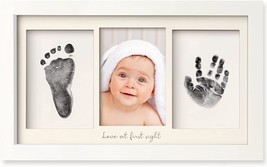 Inkless Baby Hand &amp; Footprint Kit Frame Newborn Baby Picture Frame NEW - £25.99 GBP