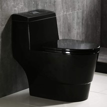 Woodbridge T-0015 T-0015/B0941 Dual Flush Elongated One Piece, Deluxe Square - $557.99