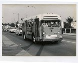1950&#39;s City Bus and Cars Photo LaSalle Illinois  - $11.88