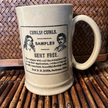 The Curlique Advertising Mug Prof. B.H. Robb 5.5” - Vintage - Made in England - $11.88