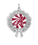 62007 From the Heart Peppermint Twist Wreath Ornament Alabama - £14.11 GBP