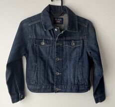 Children’s Place Boys Youth Size S (5/6) Denim Button Up Blue Jean Jacket - $10.88