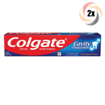 2x Packs Colgate Cavity Protection Regular Flavor Fluoride Toothpaste | 4oz - £8.56 GBP