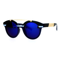 Retro Hipster Moda Gafas Sol Redondas Top Barra Metálica Marco UV 400 - £7.97 GBP+