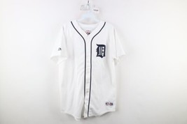 Vintage Majestic Mens Small Gary Sheffield Detroit Tigers Baseball Jersey White - £55.35 GBP