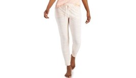 Alfani Women&#39;s Essentials Pajama Joggers Pant-Tropical Peach Space Dye XL - £17.50 GBP