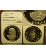 Guinea 1970 500 Franken ~ NGC PF-68 Ultra Cameo ~Cleopatra~ Selten - £189.11 GBP